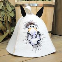 Шапка для бани и сауны Конь 3D от фабрики RUШER