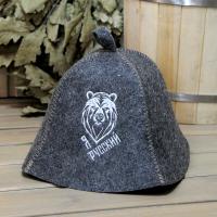 Шапка для бани и сауны мужская Я Русский от фабрики RUШER