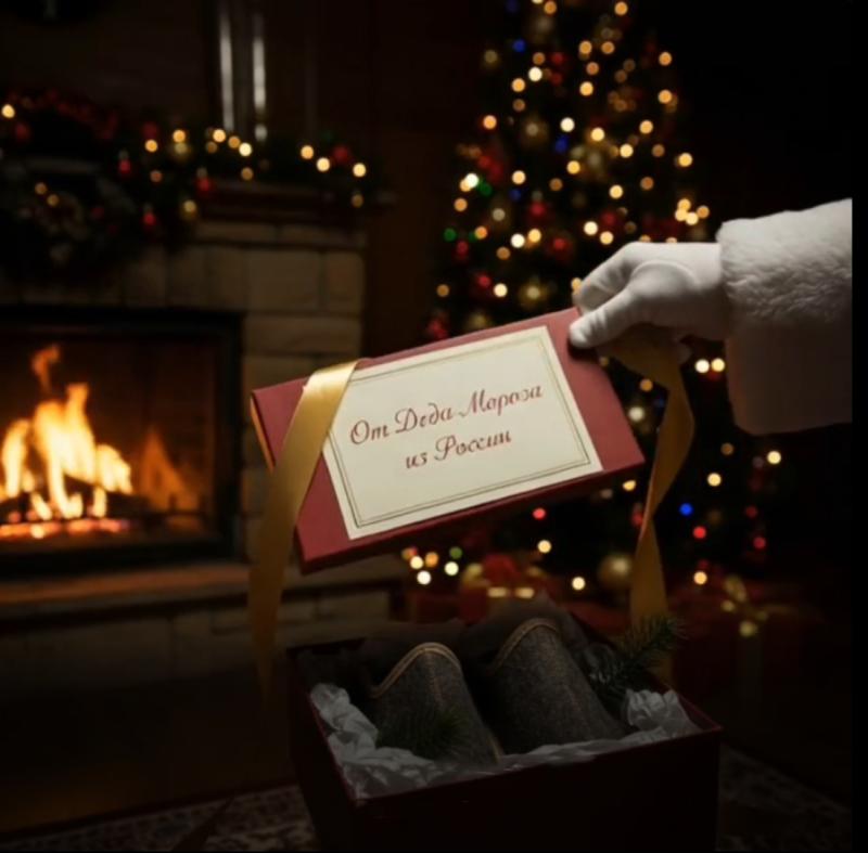 Войлочные тапочки от Рушер - теплый подарок из России на Рождество Христово