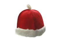 Шапка для бани и сауны мужская Шапка Деда Мороза от фабрики RUШER