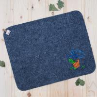 Коврик для бани С легким паром, полушерсть, 48*38 см в Новосибирске