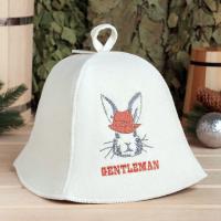 Шапка для бани и сауны мужская Шапка Gentleman от фабрики RUШER