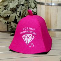 Шапка для бани и сауны женская Само совершенство от фабрики RUШER