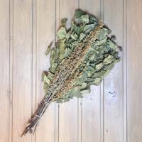 Веник березовый с полынью (в упаковке)	 от фабрики RUШER
