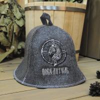 Шапка для бани и сауны мужская ПОБЕДИТЕЛЬ от фабрики RUШER