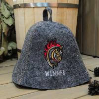 Шапка для бани и сауны мужская WINNER от фабрики RUШER
