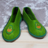 Тапочки войлочные женские БУРУНДУК балетки Авокадо в 