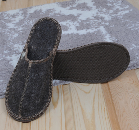 Тапочки войлочные БУРУНДУК закрытые Оптима универсальные в 