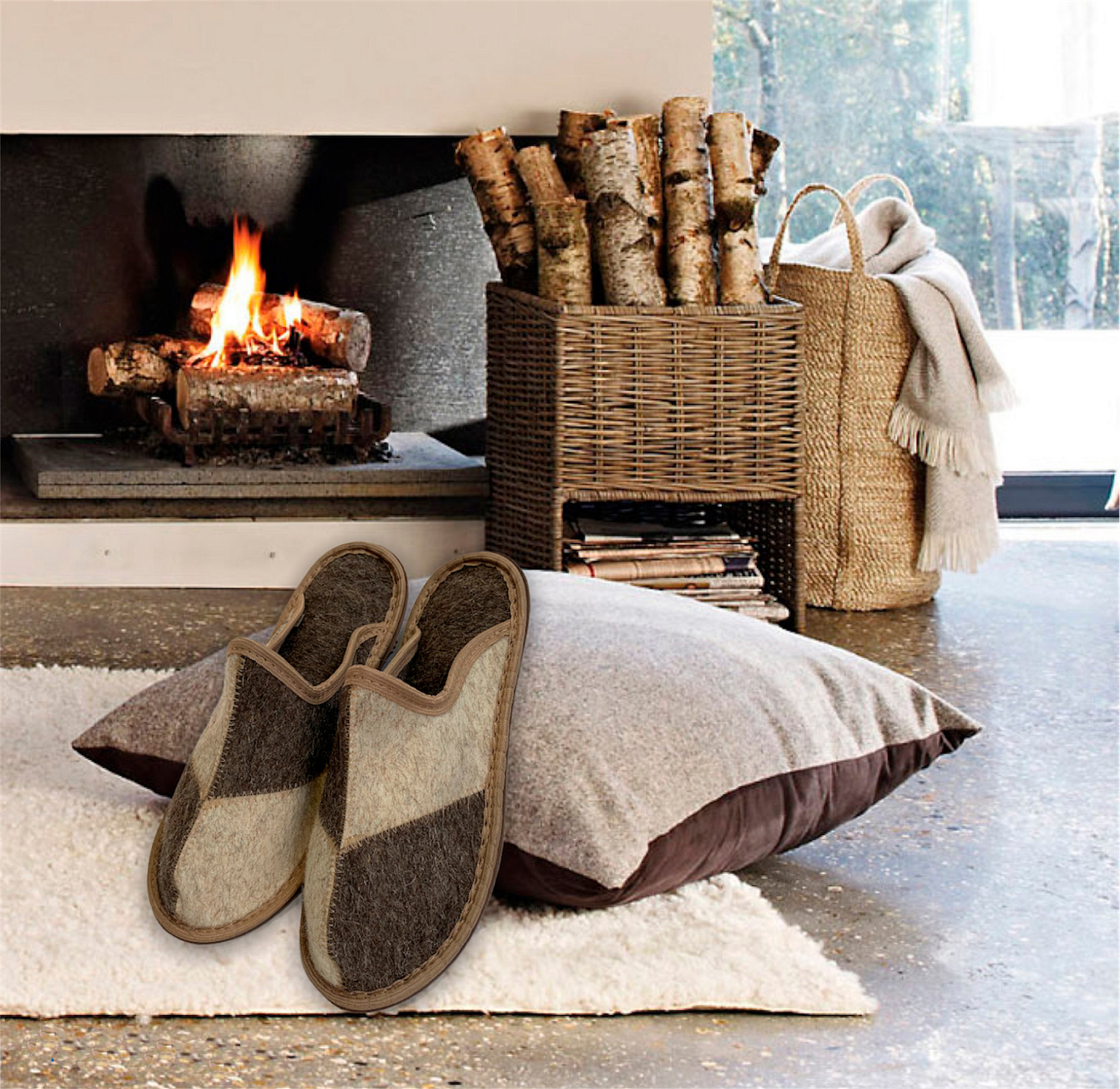 Как ухаживать за тапочками из овечьей шерсти?.