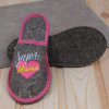 Тапочки войлочные женские БУРУНДУК закрытые Супер мама в Новосибирске