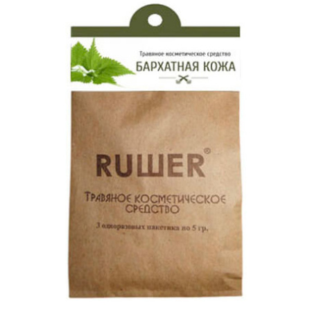 Травяное косметическое средство для ванн Бархатная кожа в 